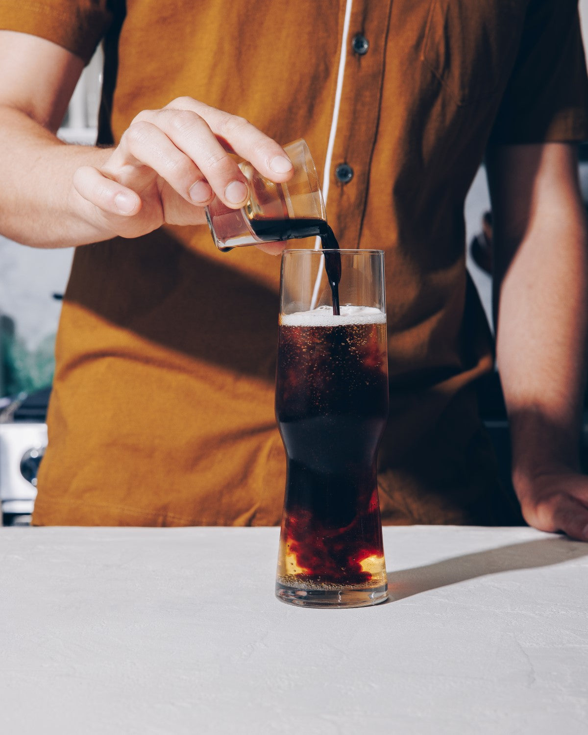Coffee with beer (Kloo Stout)