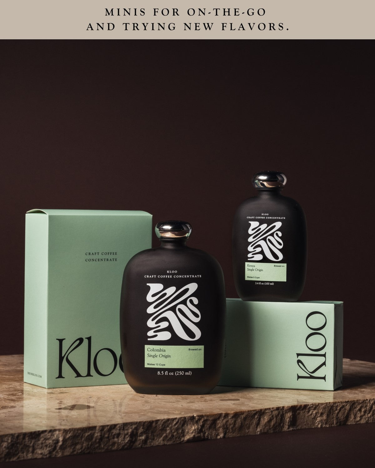 Mini bottles are great for on-the-go