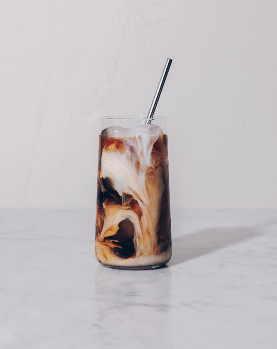 Iced coffee with milk